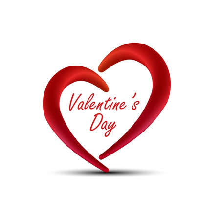 Happy valentines day typography vector design heart shape with a background. Vector illustration.のイラスト素材