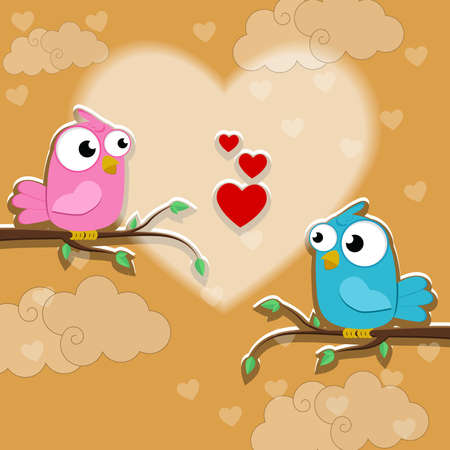 Happy valentines day romance greeting card. Valentine's day concept background. Vector illustration.  Hearts. Cute love saleのイラスト素材