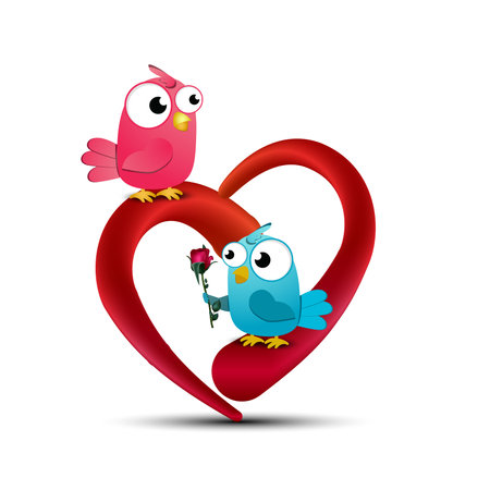 Happy valentines day romance greeting card. Valentine's day concept background. Vector illustration.  Hearts. Cute love saleのイラスト素材