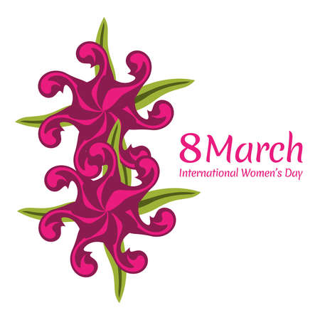 International women's day poster. Woman sign. Origami design template. Happy Mother's Day.のイラスト素材