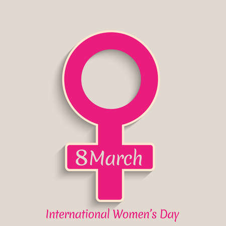 International women's day poster. Woman sign. Origami design template. Happy Mother's Day.のイラスト素材