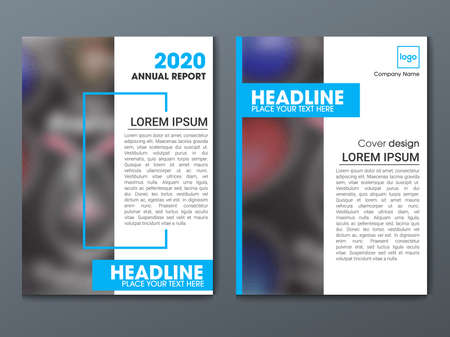 Minimal presentations design, portfolio vector templates. Multipurpose template for presentation, brochure cover, report, marketingのイラスト素材