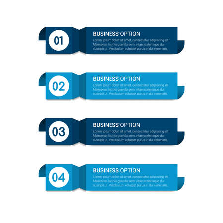 Business data visualization. Simple infographic design template. Abstract vector illustration.のイラスト素材
