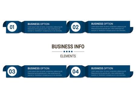 Business data visualization. Simple infographic design template. Abstract vector illustration.のイラスト素材
