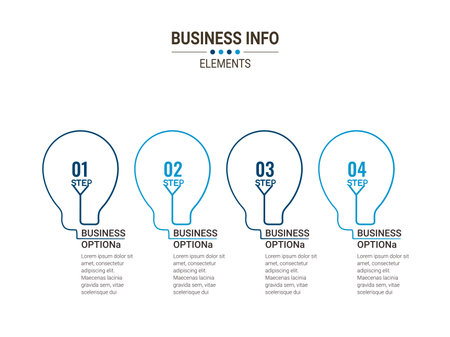 business concept timeline. Infograph template. Can be used for process, presentations, layout, banner,info graph.のイラスト素材