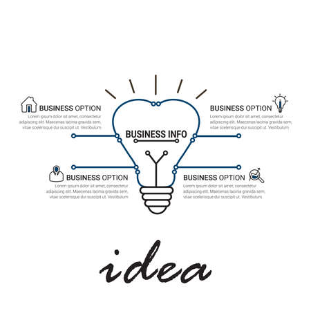 business concept timeline. Infograph template. Can be used for process, presentations, layout, banner,info graph.のイラスト素材