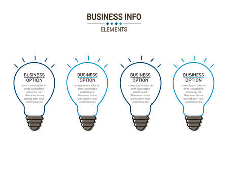 Business data visualization. timeline infographic icons designed for abstract background template. vector banner can be used for workflow layout, diagram,presentation, education or any number option.のイラスト素材