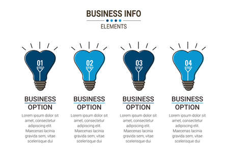 Infographics design vector and marketing icons. Can be used for process diagram, presentations, workflow layout, banner, flow chart, info graph.のイラスト素材