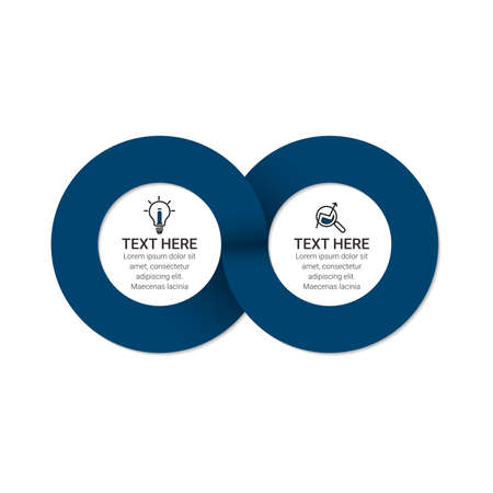 Vector Infographic label design template with icons. can be used for workflow layout, diagram, annual report, web design. Business conceptのイラスト素材