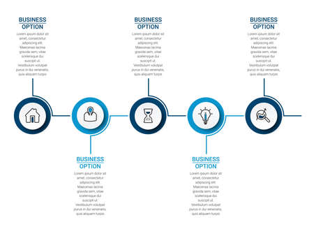 Infographic Templates for Business Vector Illustration. can be used for diagram infograph chart business presentation or web , Vector design element illustrationのイラスト素材