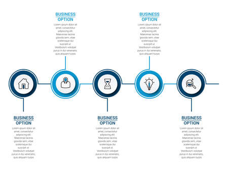 Infographic Templates for Business Vector Illustration. can be used for diagram infograph chart business presentation or web , Vector design element illustrationのイラスト素材
