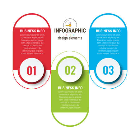 Infographic design vector and marketing icons. can be used for workflow layout, banner, diagram, number options, step up options, web design.のイラスト素材