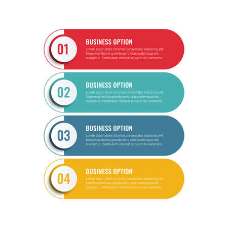 vector illustration Infographic design template with icons. can be used for workflow layout, diagram, annual report, web design.のイラスト素材