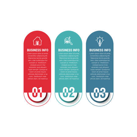 business concept timeline. Infograph template. Can be used for process, presentations, layout, banner,info graph.のイラスト素材