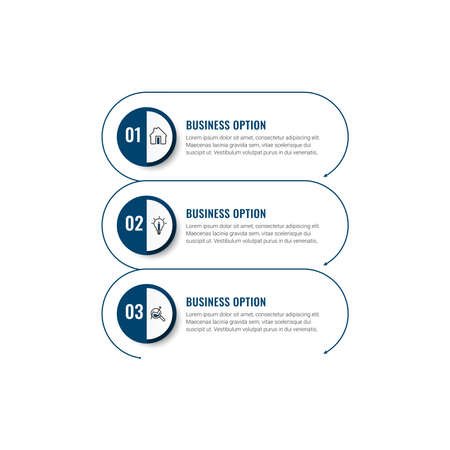 Infographic design vector and marketing icons. can be used for workflow layout, banner, diagram, number options, step up options, web design.のイラスト素材