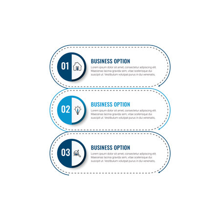 Infographic design vector and marketing icons. can be used for workflow layout, banner, diagram, number options, step up options, web design.のイラスト素材