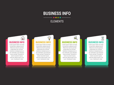 business concept timeline. Infograph template. Can be used for process, presentations, layout, banner,info graph.のイラスト素材