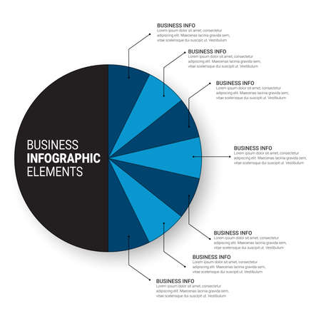 Infographics design vector and marketing icons can be used for workflow layout, diagram, annual report, web design. Business data visualization.のイラスト素材