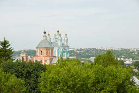 Uspenskii cathedral in Smolensk. Russiaの写真素材
