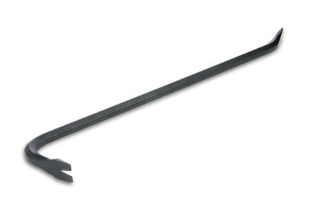 Crowbar isolated with clipping pathの写真素材