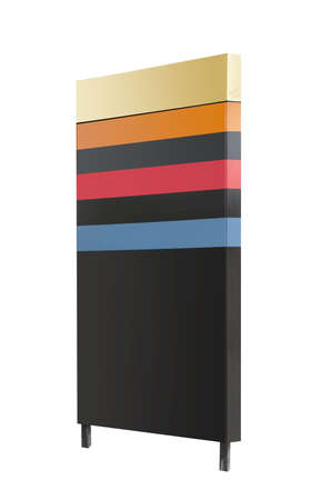 Blank advertising column or signpostの写真素材