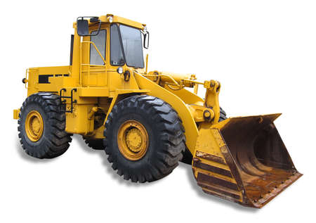 Frontend loader, isolated with shadowの写真素材