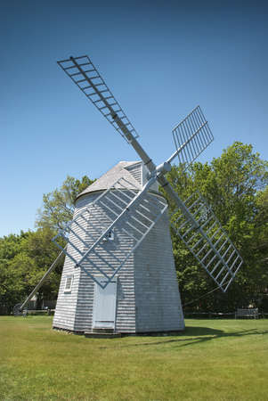 Windmill located on old Cape Cod, Massachusettsの写真素材
