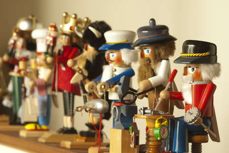 Nutcrackers  on living room divideのeditorial素材