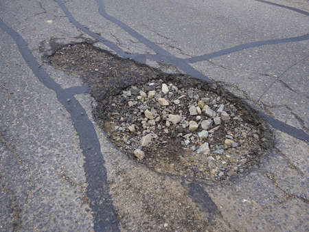 Potholeの写真素材