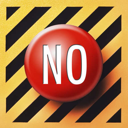 No button in redの写真素材