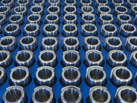 Steel machined partsの写真素材