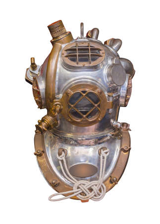 Antique deep sea diving helmetの写真素材