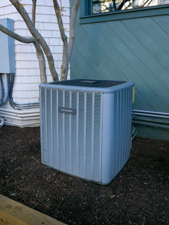 Heating and air conditioning residential unitの写真素材