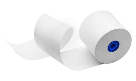 Roll of paper, isolatedの写真素材