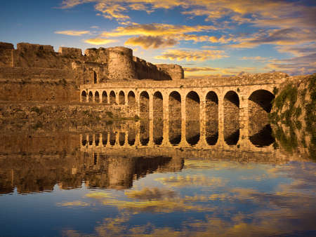 The Methoni Venetian Fortress in the Peloponnese, Messenia, Greeceのeditorial素材