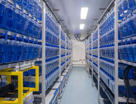Medical biology cancer research laboratory interiorのeditorial素材