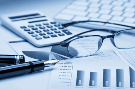 Financial accountingの写真素材