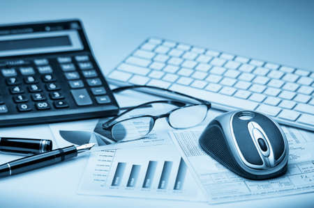 Financial accountingの写真素材