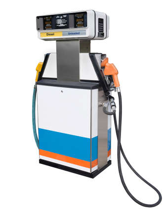Gas pump, isolatedの写真素材