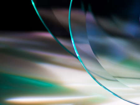 Abstract glass reflectionsの写真素材
