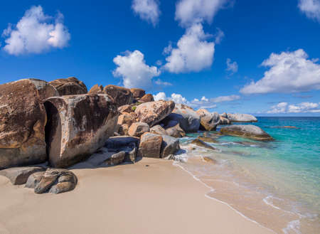 Famous The Baths on Virgin Gorda, British Virgin Islandsの写真素材