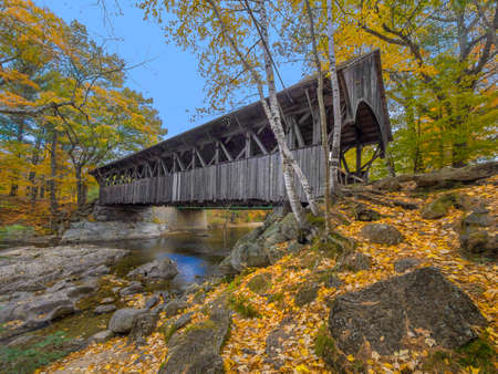 Covered bridgeの写真素材
