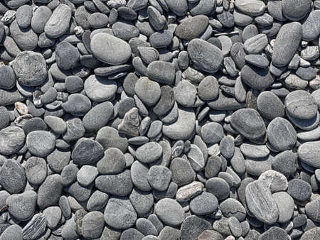 Japanese river stones as backdropの写真素材