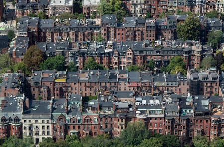 Aerial View of Boston's Back Bayのeditorial素材