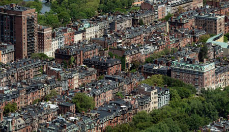 Aerial View of Boston's Back Bayのeditorial素材