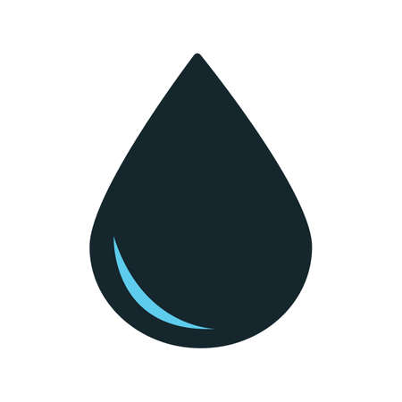 water drop Icon. vector icon of waterのイラスト素材
