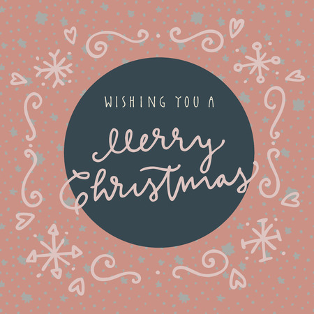 Christmas greeting card design concept.のイラスト素材