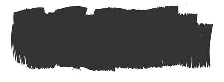 Vector grunge element. Grungy hand drawn background, frame isolated on white. Chinese, Japanese, Korean ink brush stroke.のイラスト素材