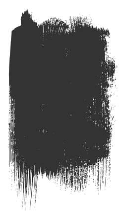 Vector grunge element. Grungy hand drawn background, frame isolated on white. Chinese, Japanese, Korean ink brush stroke.のイラスト素材