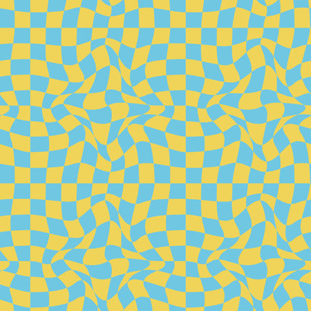 Checkered seamless pattern. Y2K style 90s digital paper. surface design illustration. Colorful tile repeat backdrop. simple flat design fabric textile design backgroundのイラスト素材